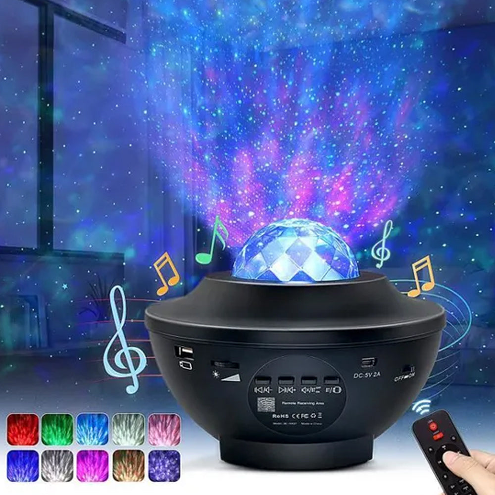 LED Night Lamp Projector Rotating Light -USB Power Supply_2