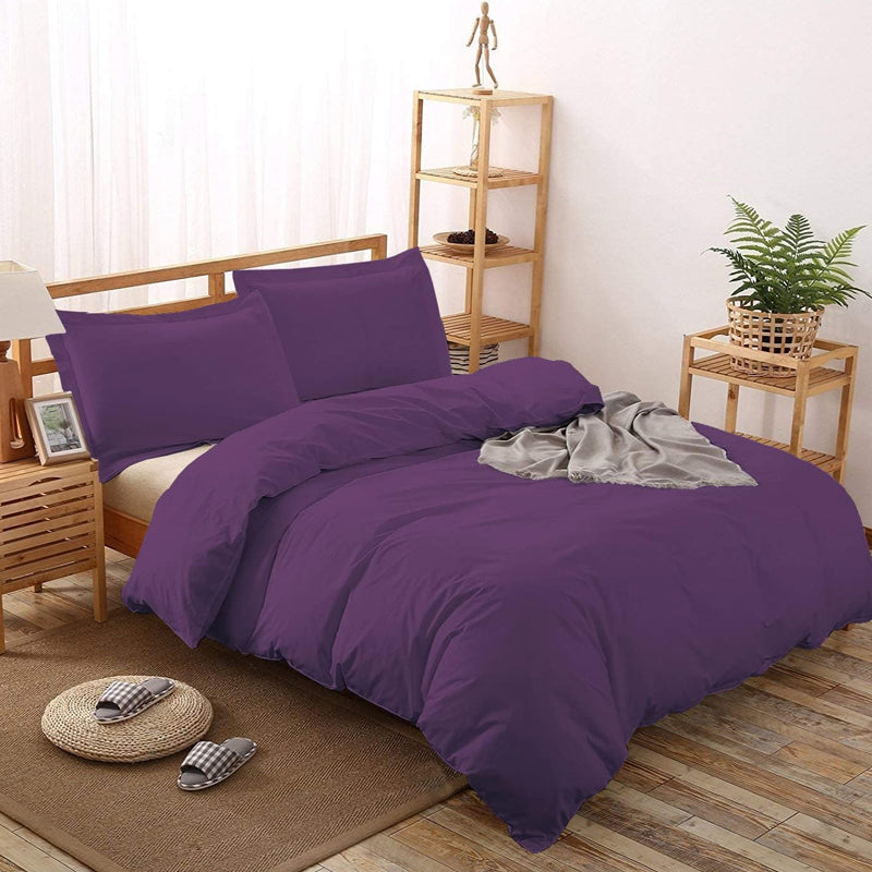 2000TC Washed Cotton Quilt Doona Duvet Cover and Pillowcase Set_8