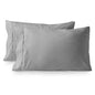 King/Queen Size Set of 2 Envelope Enclosure Solid Color Microfiber Pillowcases_3