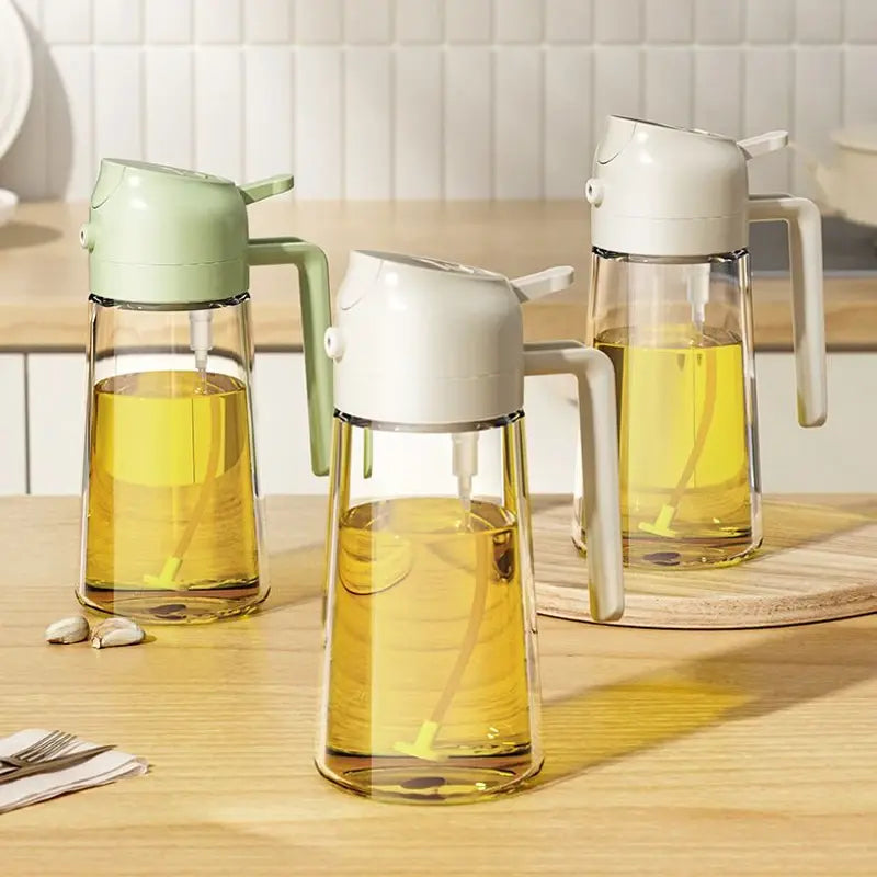 2-In-1 Oil Glass Spray Bottle