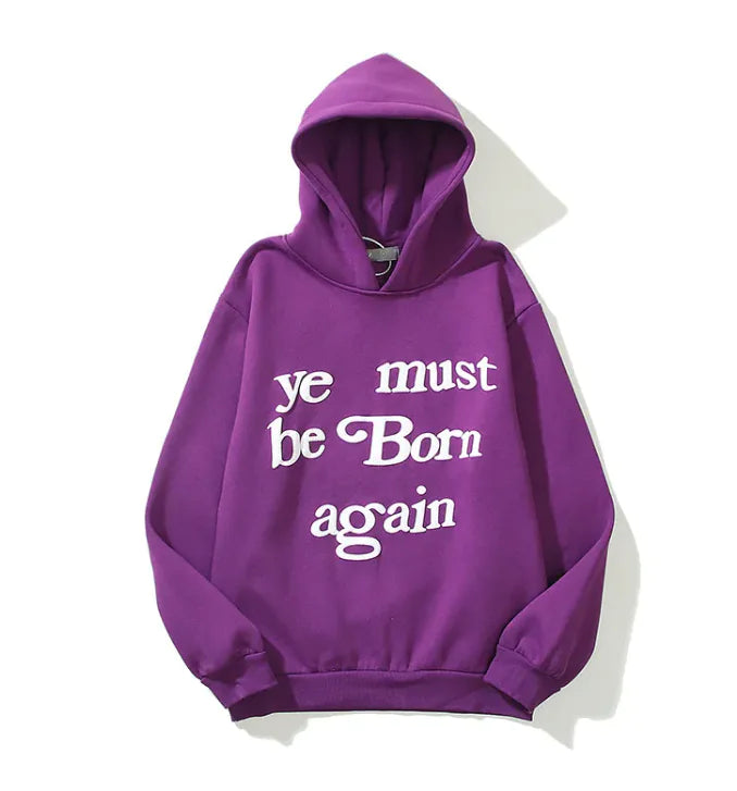 k-west Hoodie with Foam Letter Print