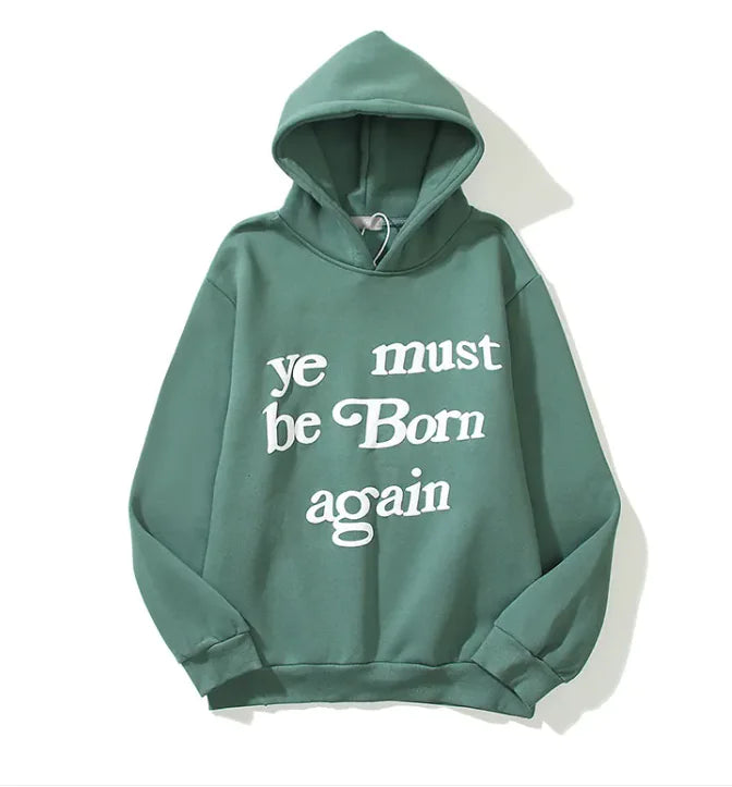 k-west Hoodie with Foam Letter Print