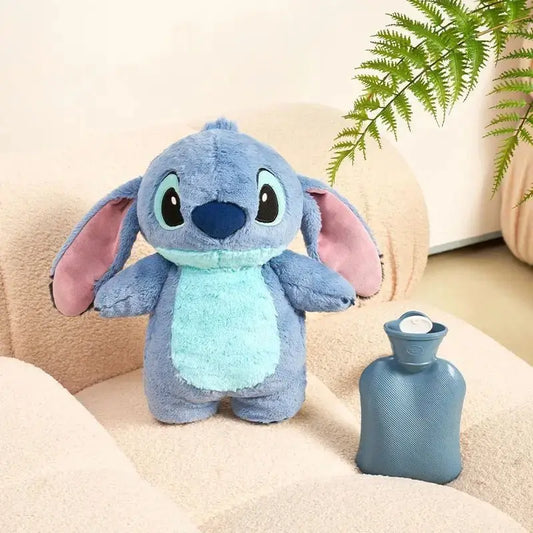 Stitch Winter Plush Hot Water Bottle