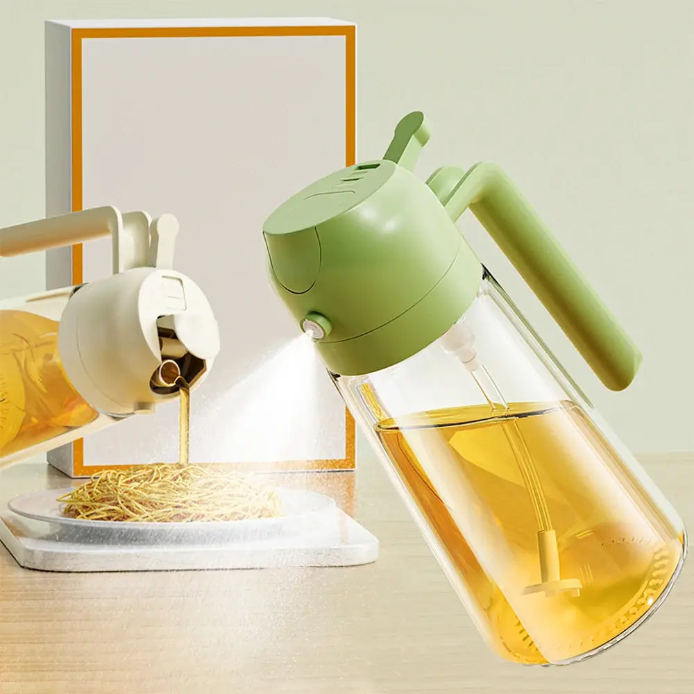 2-In-1 Oil Glass Spray Bottle