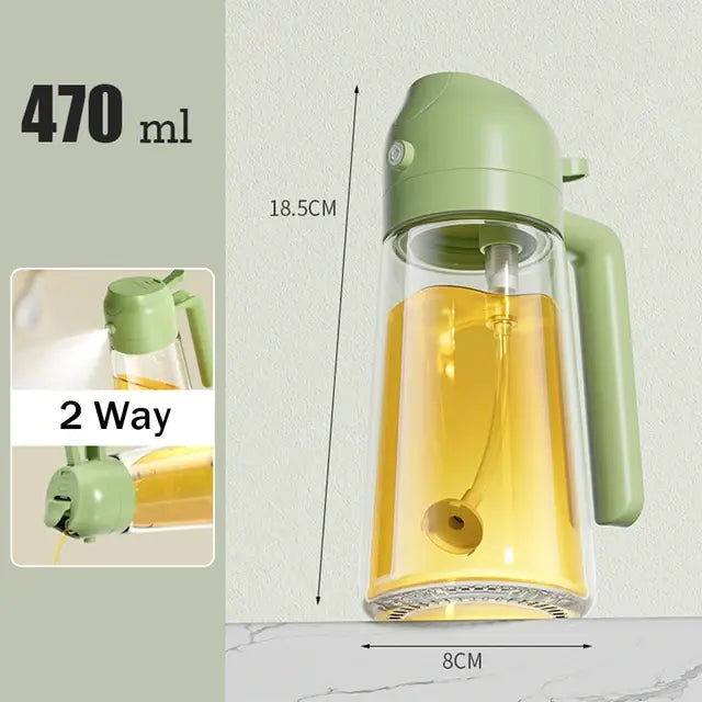 2-In-1 Oil Glass Spray Bottle