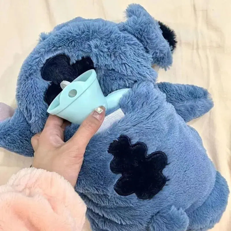 Stitch Winter Plush Hot Water Bottle